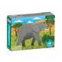 African Elephant 48 Piece Mini Puzzle