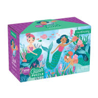 Title: Mermaids 100 Piece Glitter Puzzle