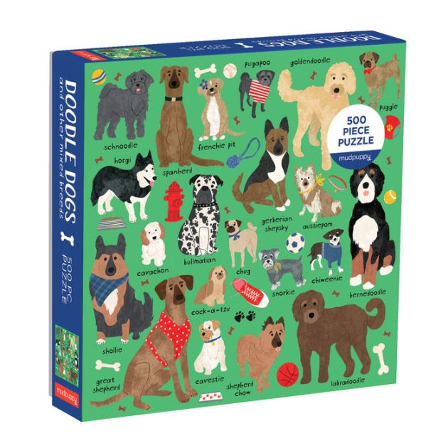 Dogs 1,000 piece puzzle by Cavallini & Co.