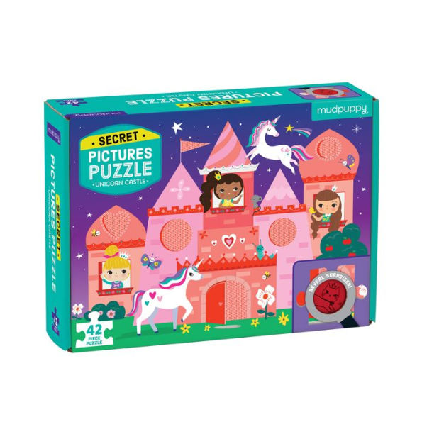 Unicorn Castle Secret Pictures 42 Piece Puzzle