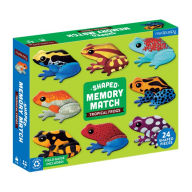 Title: Tropical Frogs Shaped Memory Match