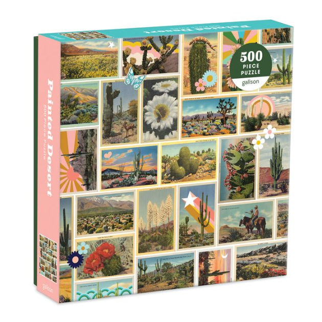 500 Piece Puzzle Cat Stamps by Re-marks, Inc.