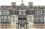 Alternative view 5 of Liberty Tudor Building 750 Piece Shaped Puzzle