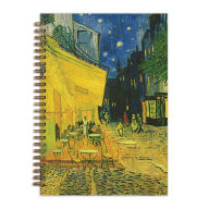 Title: Van Gogh Terrace at Night 7 x 10 Wire-O Journal
