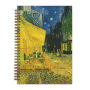 Van Gogh Terrace at Night 7 x 10 Wire-O Journal