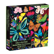 Title: Butterflies Illuminated 500 Piece Glow in the Dark Family Puzzle