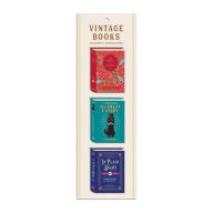 Title: Vintage Books Shaped Magnetic Bookmarks