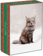 Alternative view 2 of Snow Fox Holiday Notecards