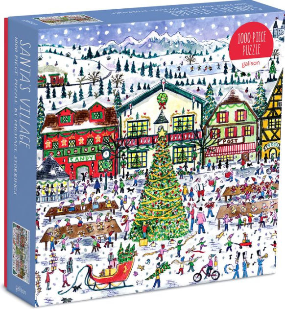 1000 piece puzzle Michael Storrings Santas Village by Michael Galison |  Barnes & Noble®
