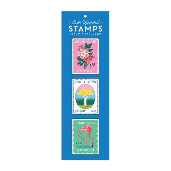 Ever Upward Stamps Magnetic Bookmarks