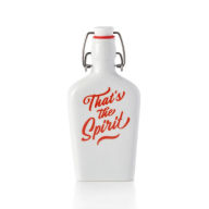 Title: That's The Spirit Ceramic Flask, Author: Galison