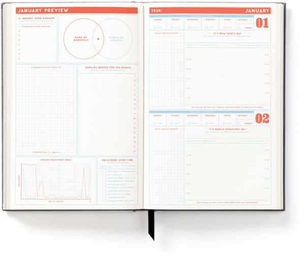 The Perpetually Late Show Undated Standard Planner