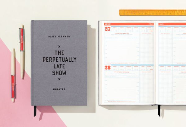 The Perpetually Late Show Undated Standard Planner