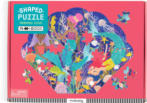 Mermaid Cove 75 Piece Shaped Scene puzzle