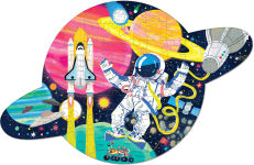 Alternative view 4 of Space Mission 75 Piece Shaped Scene Puzzle