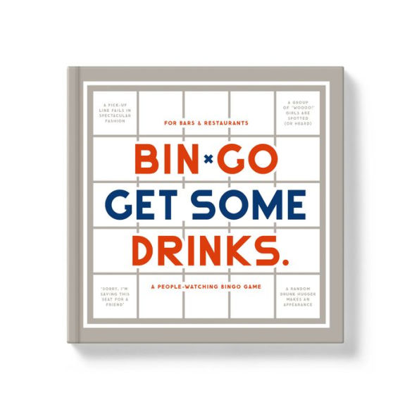 Bin-go Get A Few Drinks Bingo Book