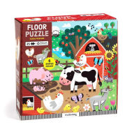 Title: Farm Friends 25 Piece Floor Puzzle with Shaped Pieces