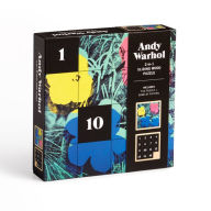 Title: Andy Warhol Flowers 2-in-1 Sliding Wood Puzzle