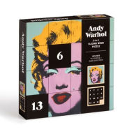 Title: Andy Warhol Marilyn 2-in-1 Sliding Wood Puzzle