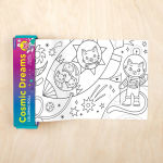 Alternative view 1 of Cosmic Dreams Mini Coloring Roll