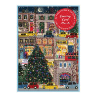 Title: Joy Laforme Winter Lights Greeting Card Puzzle