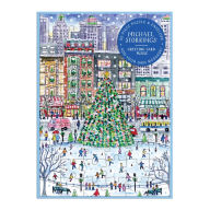 Title: Michael Storrings Christmas in the City Greeting Card Puzzle