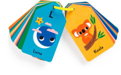 Alternative view 2 of Spanish-English ABC Ring Flash Cards