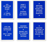 Alternative view 3 of Because This Cat Is Embarrassing - Pet Shame/Praise Deck
