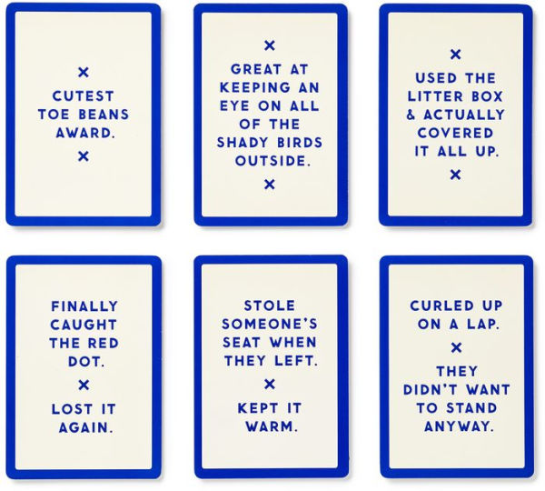 Because This Cat Is Embarrassing - Pet Shame/Praise Deck