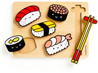 Alternative view 4 of Sushi Friends Wooden Tray Puzzle