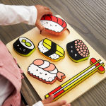 Alternative view 5 of Sushi Friends Wooden Tray Puzzle