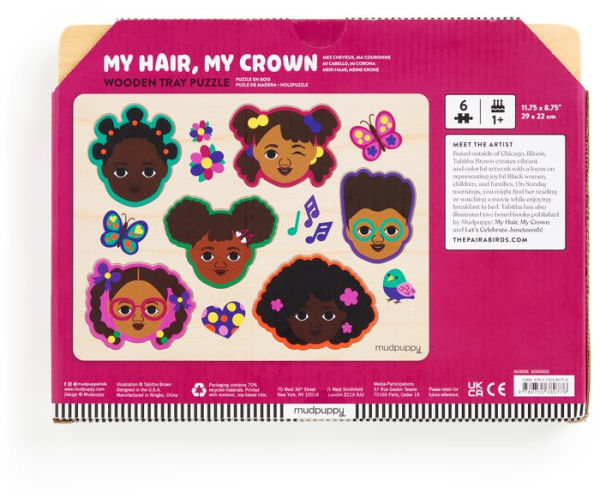 My Hair, My Crown Wooden Tray Puzzle