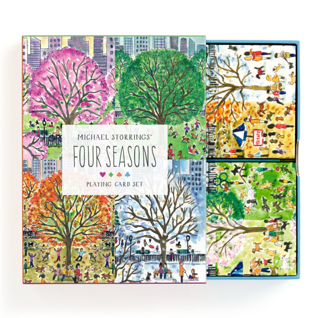 Michael Storrings Four Seasons Playing Card Set by Galison, Other