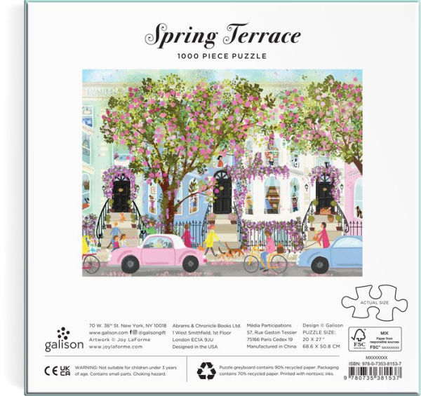 Joy Laforme Spring Terrace 1000 Piece Puzzle