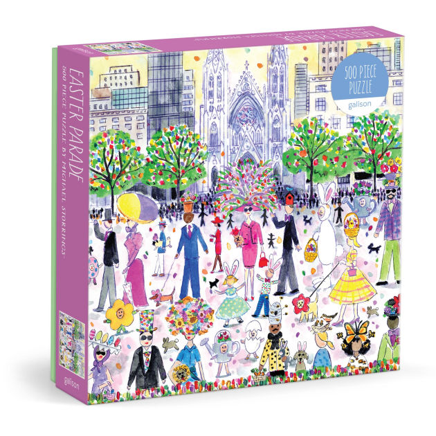 Michael Storrings Easter Parade 500 Piece Puzzle by Galison Barnes