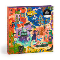 Title: Welcome to Spooky Town 500 Piece Family Puzzle