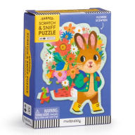 Title: Bunny Bouquet 48 Piece Scratch & Sniff Shaped Mini Puzzle