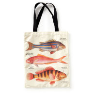 Title: Judgy Fish Canvas Tote, Author: Brass Monkey