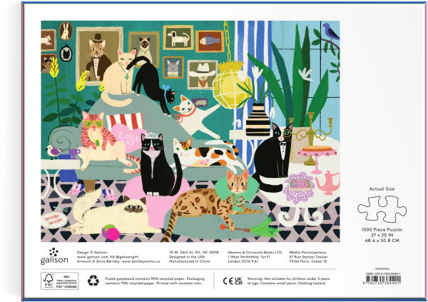Glamour Cats 1000 Piece Puzzle