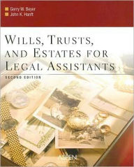 Wills, Trusts, and Estates for Legal Assistants, Second Edition / Edition 2