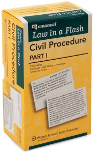 Law in a Flash Cards: Civil Procedure, Part I