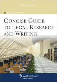 Concise Guide to Legal Research and Writing