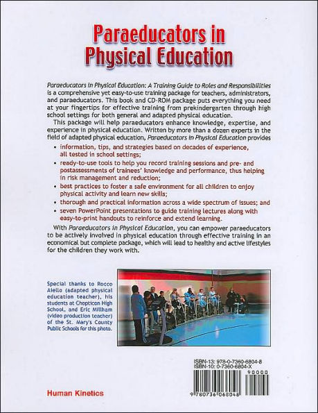 Paraeducators in Physical Education: A Training Guide to Roles and Responsibilities / Edition 1
