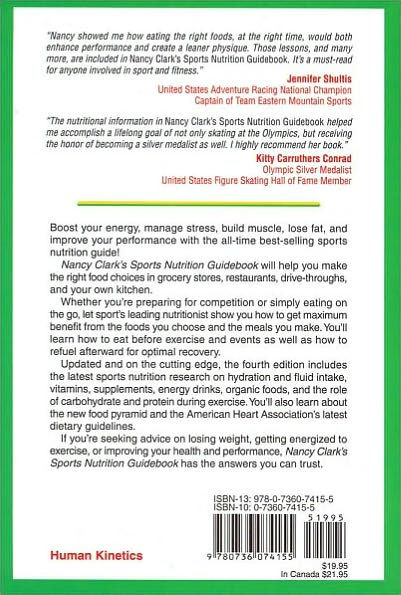 Nancy Clark's Sports Nutrition Guidebook