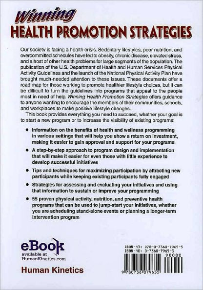 Winning Health Promotion Strategies / Edition 1