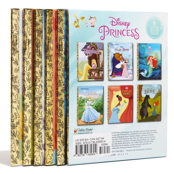 Disney Princess Little Golden Book Library (Disney Princess)
