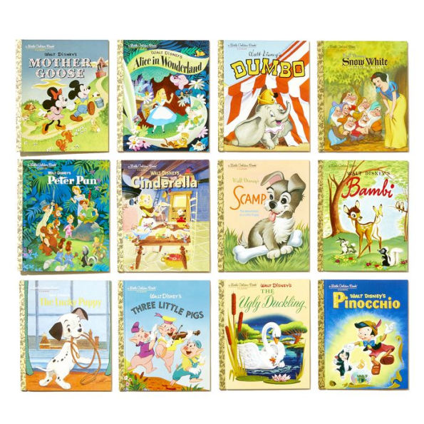 12 Beloved Disney Classic Little Golden Books (Disney Classic)