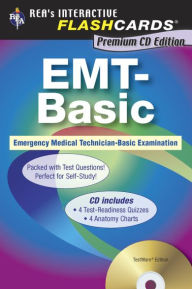 EMT-Basic Interactive Flashcards w/ CD-ROM (REA)