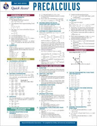 Title: Precalculus - REA's Quick Access Reference Chart, Author: Research & Education Association