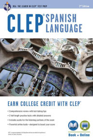 Title: CLEP Spanish Language: Levels 1 and 2 (Book + Online), Author: Lisa J. Goldman